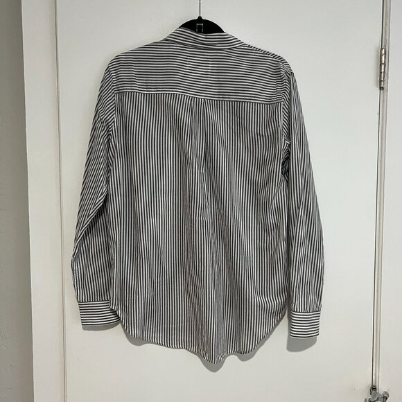 Rails White & Gray striped button down top with accents - Size Medium - Picture 8 of 10